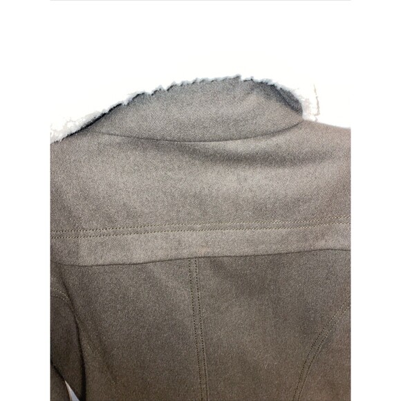 American Eagle Outfitters Women’s Fleece Jacket Size Medium Army Green Outdoors - Picture 9 of 12